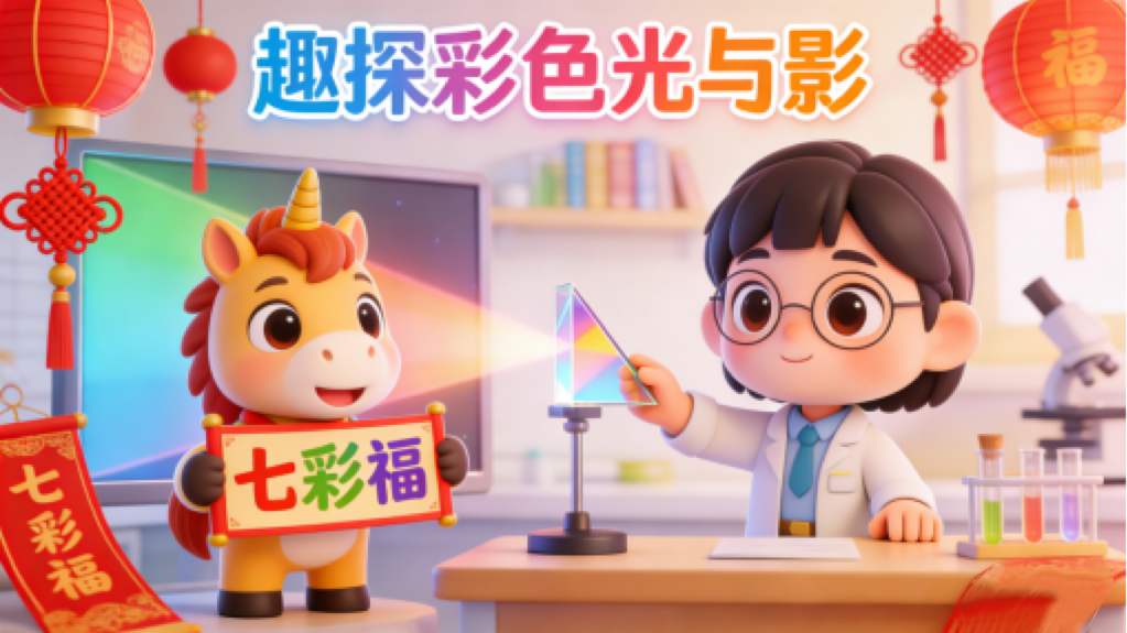 趣探彩色光与影