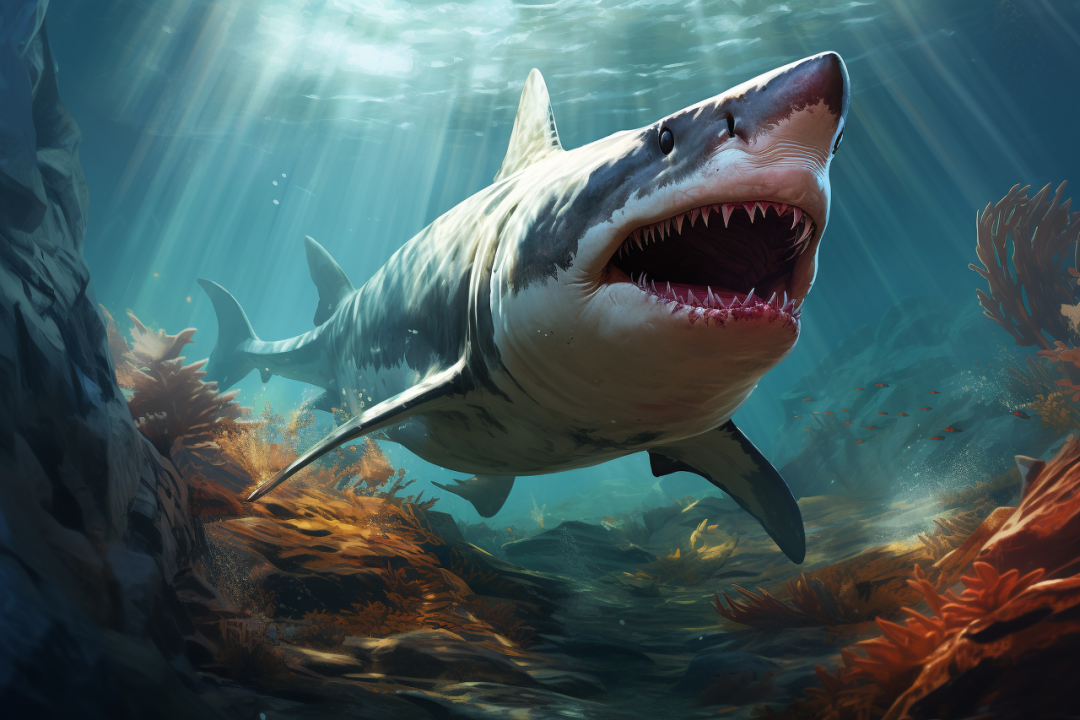 鲨海畅游—我帮鲨鱼刷刷牙